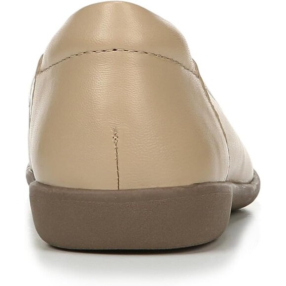 Naturalizer Women's Nude Closed Rounded Toe Slip on Flexy Ballet Flat Shoes - Picture 3 of 9